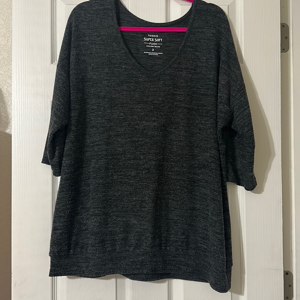 Gray Torrid super soft size 2